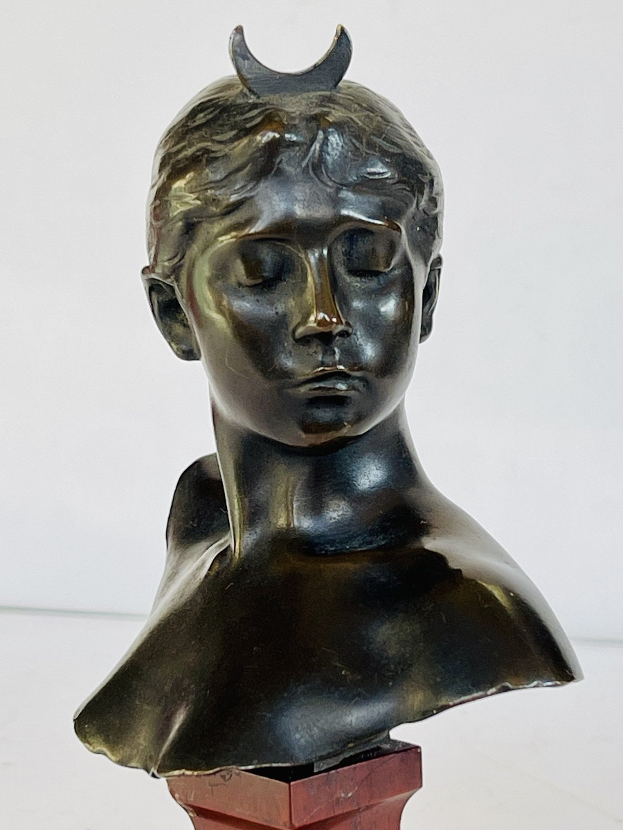 Bronze Diane Chasseresse - Alexandre FALGUIÈRE-photo-2